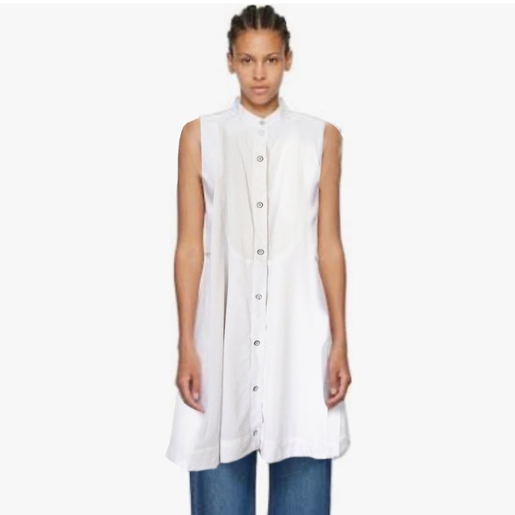 rag & bone Dresses & Skirts - RAG & BONE White Button Down Shirt Minidress / Small